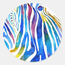 ZEBRA-STREIFEN AUFKLEBER
