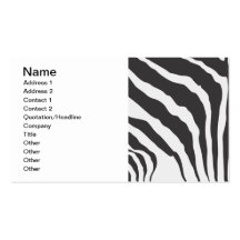Zebra-Streifen-Druck-Muster - kundenspezifische Vi