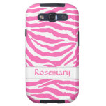 Zebra-Streifen Fall im Pink-Samsung-Galaxie-S3
