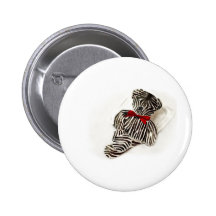 Zebra Teddy Anstecknadelbuttons