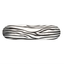 Zebradruck Personalisiertes Skateboarddeck