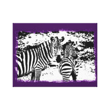 Zebras-Wand-Dekor Leinwanddrucke