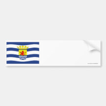 Zeeland-Flagge Autosticker