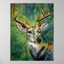 Zehn Kunst-Drucke des Zeiger-(Rotwild) Posterdrucke