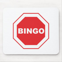 Zeichen sign bingo mauspad