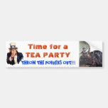 Zeit für ein anderes Tee-Party Amerika! Autosticker