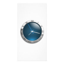 Zeit-Uhr-Gesicht Photo Karte