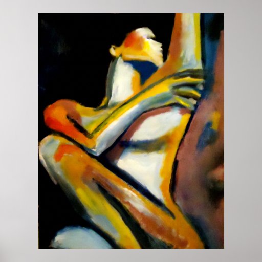 Zeitgenössische Kunst-Drucke - "Inspiration " Plakatdruck