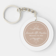 Zeitloser Charme, der Keychain Bevorzugung - Düne  Schlüsselanhängern