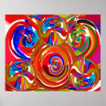 Zeitloses Chakra - Yoga-Meditations-Mandala V9 Plakatdrucke