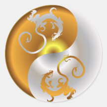 Zen-Drachen Aufkleber
