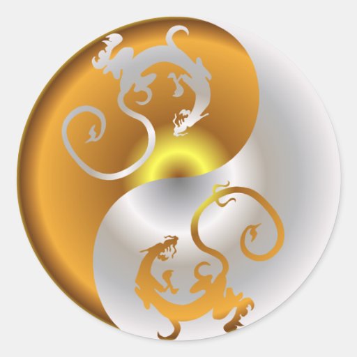 Zen-Drachen Aufkleber
