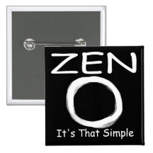Zen-Einfachheit Anstecknadel