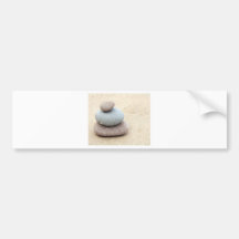 Zen-Felsen Autoaufkleber