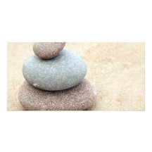 Zen-Felsen Photokartenvorlage