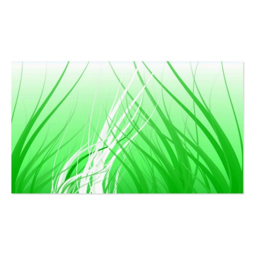 Zen - grüne BlumenVisitenkarte