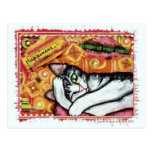 Zen-Katzen-Kunst-Postkarte