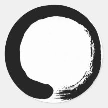 Zen-Kreis-Entwurfsprodukt Aufkleber