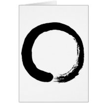 Zen-Kreis-Entwurfsprodukt Karten