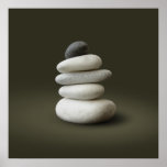 Zen-Steine - Plakat