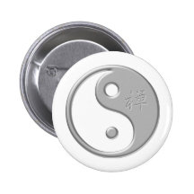 Zen Yin Yang Knopf Anstecknadelbuttons