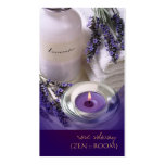 Zenraum/Lavendel/violette Visitenkarten