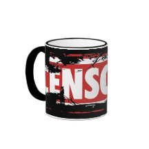 Zensierter Becher Haferl