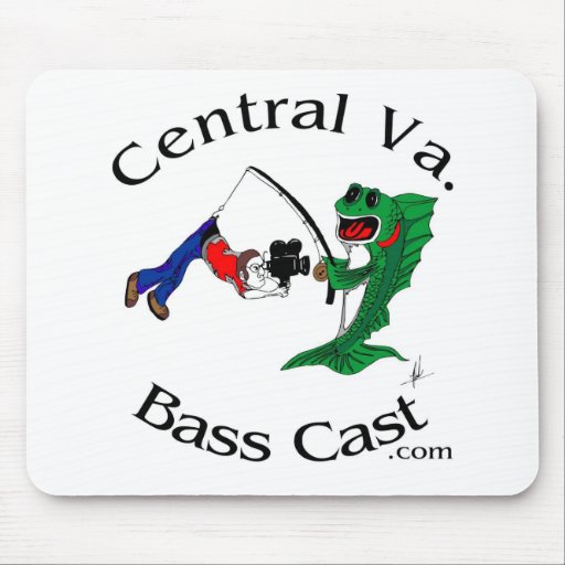Zentrale Virginia-Bass-Form-Mausunterlage Mauspad