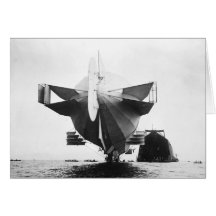 Zeppelin-Luftschiff 1908 Grußkarten