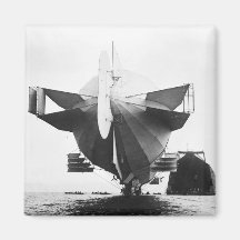 Zeppelin-Luftschiff 1908 Magnete