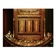 Zeremonieller Stuhl von Tutankhamun Postkarten