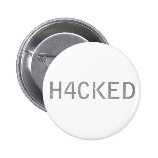 zerhackt anstecknadelbutton