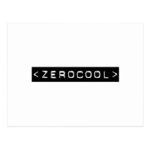 Zerocool Häcker Postkarten
