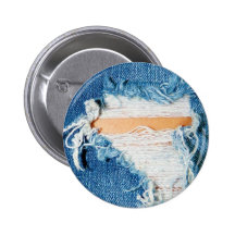 Zerrissene heftige Denim-Blue Jeans Buttons