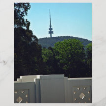 Zerschmetterter Fernsehturm Personalisierte Flyer