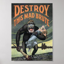Zerstören Sie dieses wütende rohe Plakat