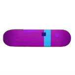 Zerstreutes Lila Bedruckte Skateboarddecks