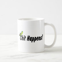 Zettel geschieht! tasse
