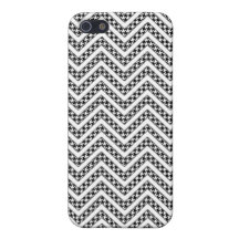 Zickzack Hahnentrittmuster Schwarz-weißer iphone 5 iPhone 5 Cover