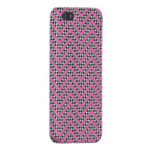 Zickzack iphone 5 heißes Rosa des Hahnentrittmuste iPhone 5 Hüllen