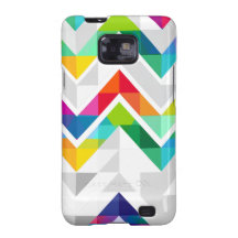 Zickzack Regenbogen Samsung Galaxy S2 Hüllen