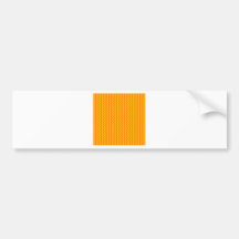 Zickzack weit - Orange und Bernstein Auto Sticker