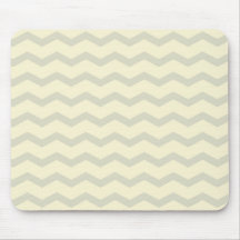 Zickzack Zickzackmuster der celegant Creme Mousepad