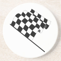Zielflagge Bierdeckel