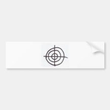 Zielscheibe Auto Sticker