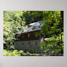 Zimmerman Mühle, Minisink Hügel-PA Plakat