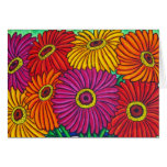 Zinnia-Fiesta-"Blumenernte-" Anmerkungs-/Gruß-Kart