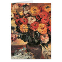 Zinnias durch Lovis Korinth Karten