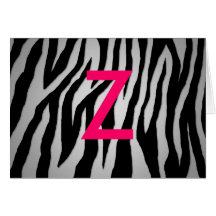ZinnZebra Grußkarte