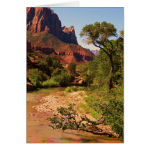 Zion Fluss Grußkarte